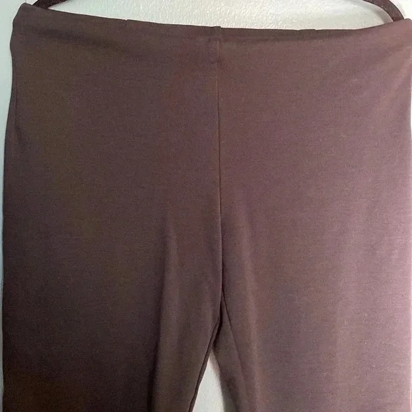 Eileen Fisher elastic wait charcoal gray pants - size medium - Picture 2 of 6
